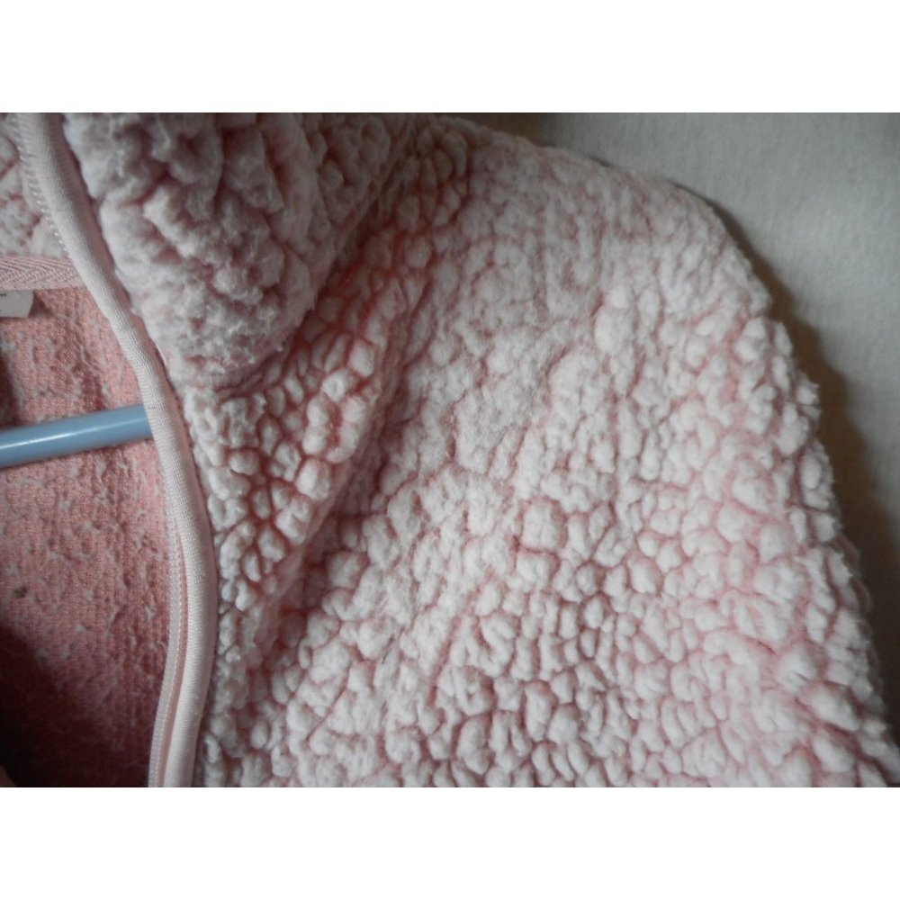 Fleece 1X Pink Pullover 1/4 zip henley long sleeve top Just be - Picture 4 of 6